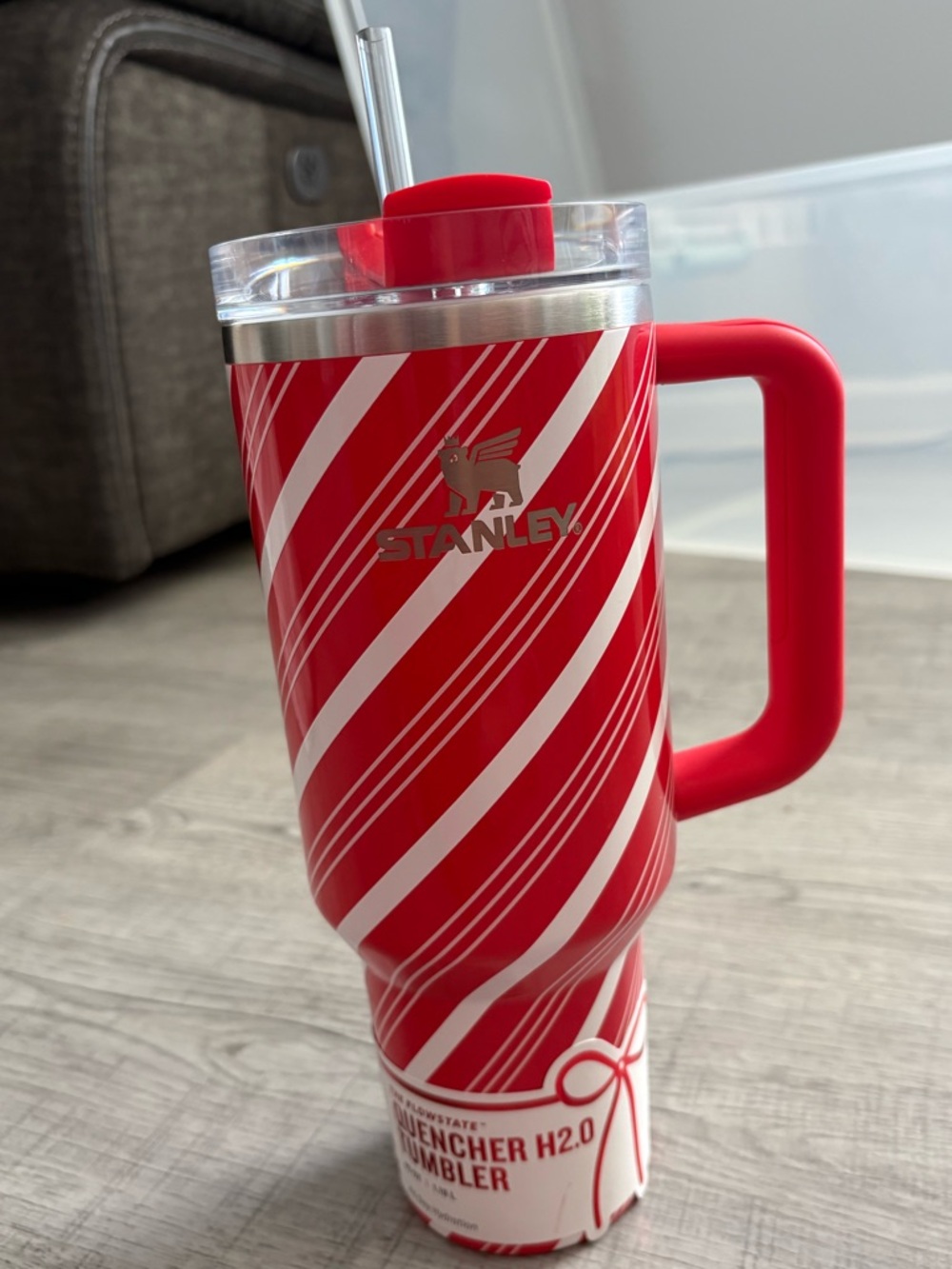 Christmas themed Stanley tumbler
